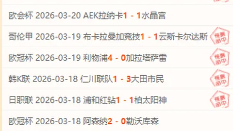新春欧冠对决，4场关键赛事胜负预测及分析